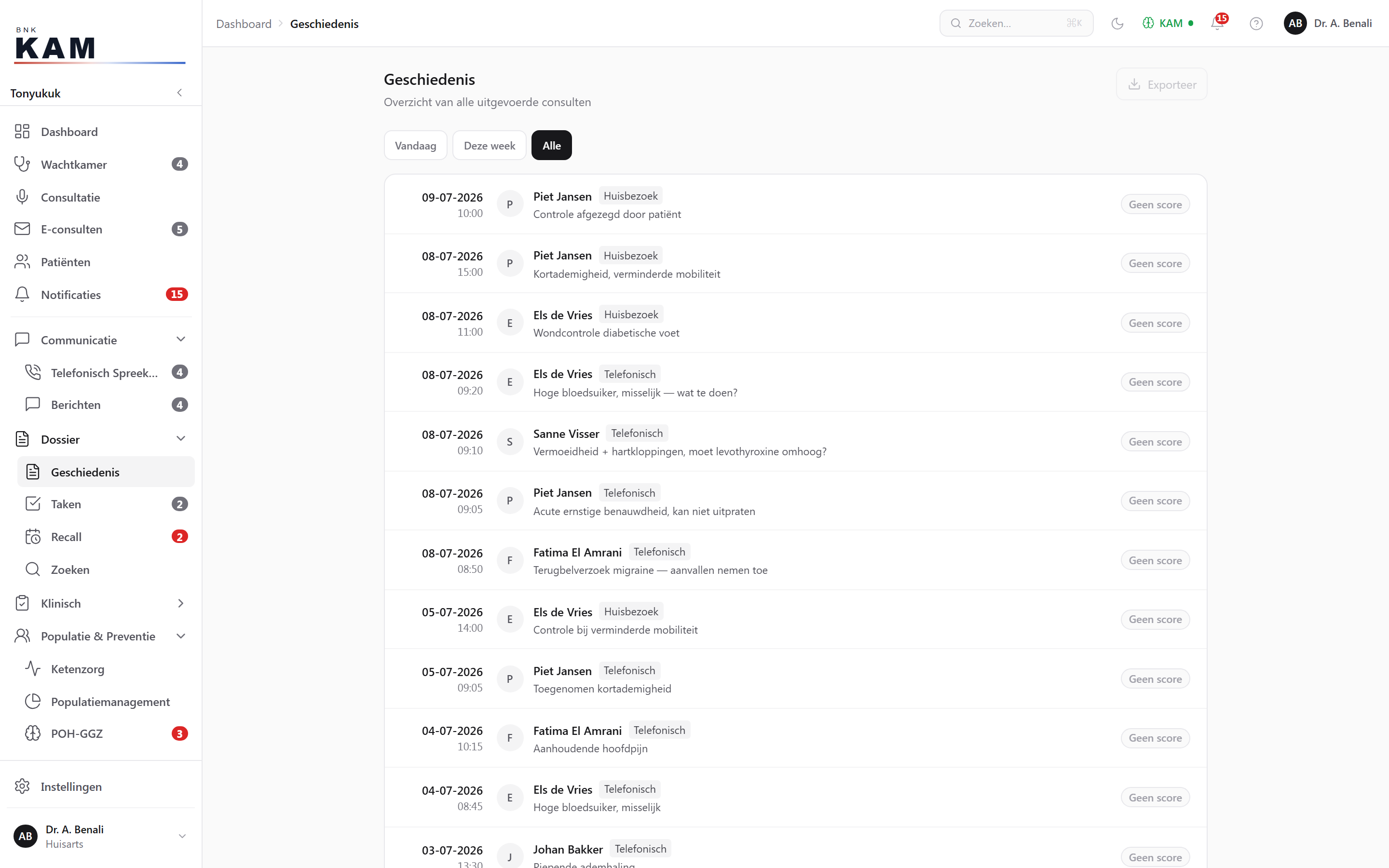 Tonyukuk consultation history in a timeline