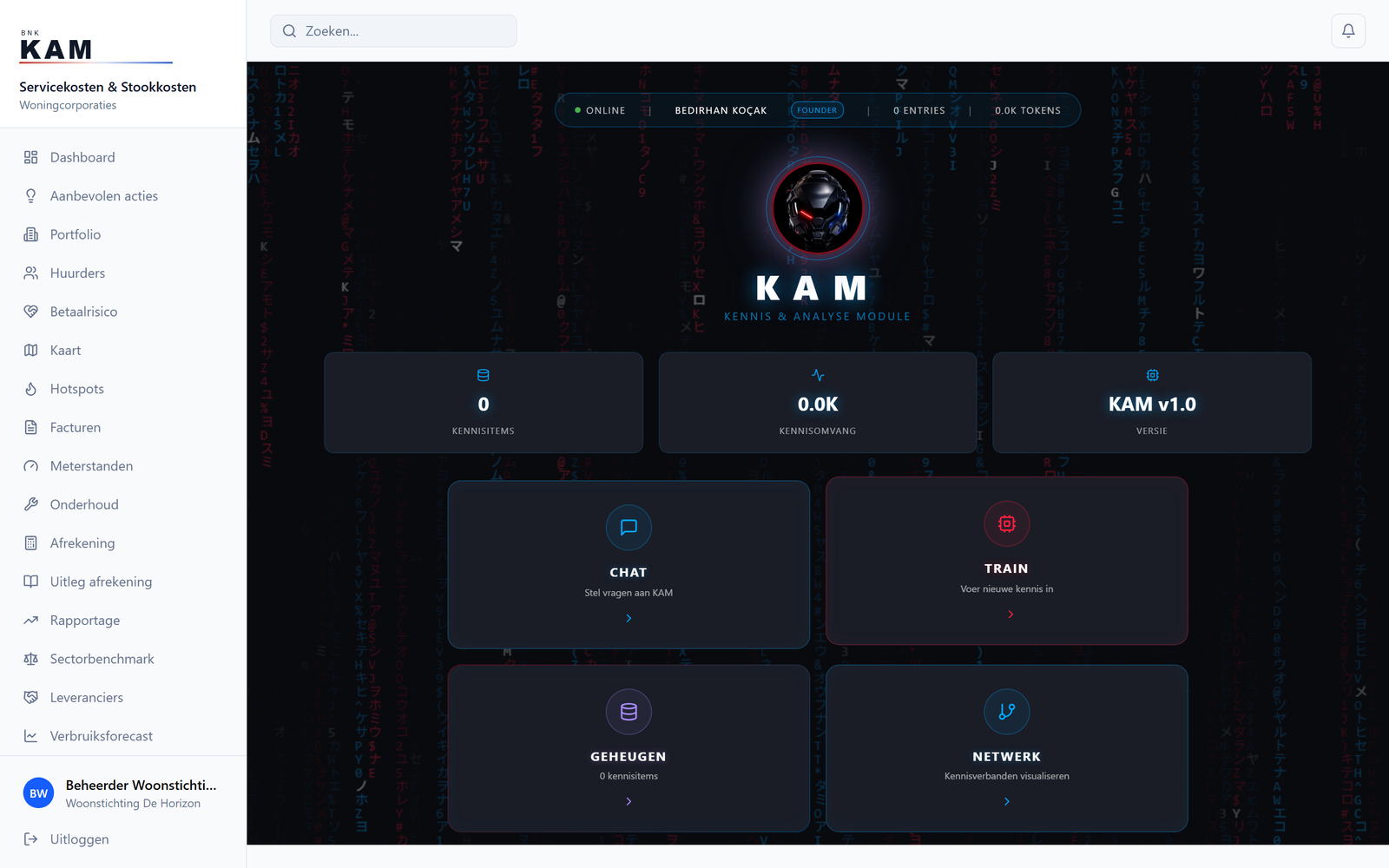 The KAM assistant: questions, knowledge and explanation with source references